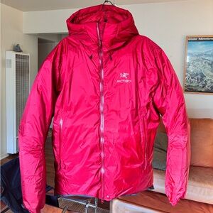 Arcteryx Firebee Ar Parka Jacket L Red